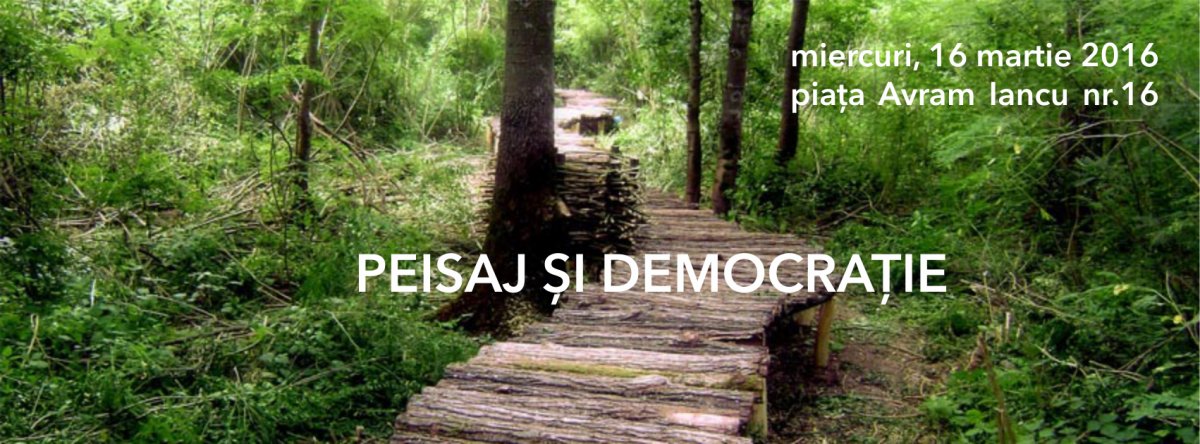 Peisaj şi Democraţie - Dialog despre arhitectură şi design cu Alexandru Ciobotă