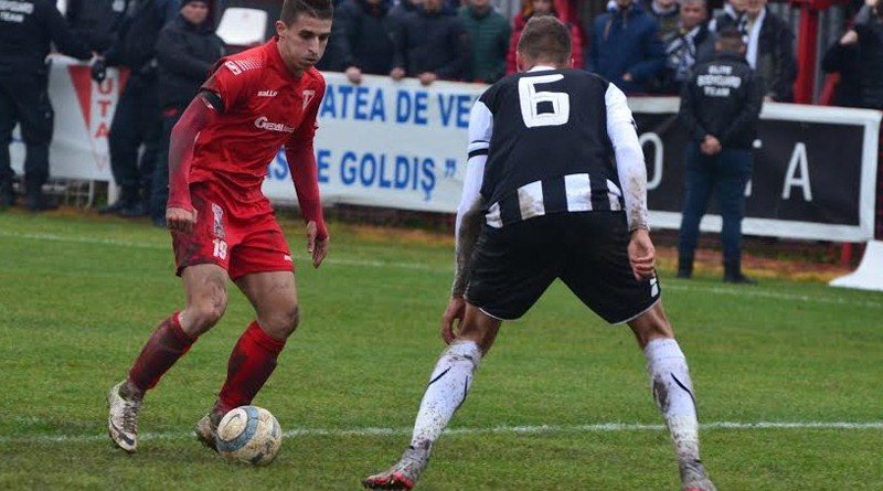 Adversar arţăgos pentru alb-roşii: Frontiera Curtici - UTA 0-1