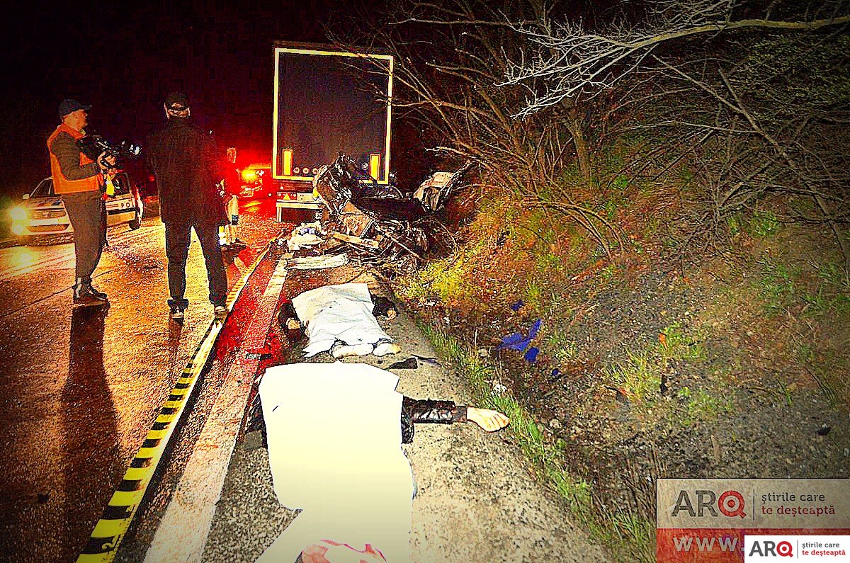 Trei tineri morţi în accident pe Valea Mureşului