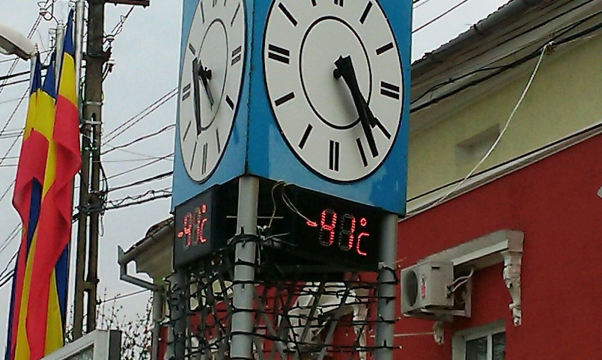 POZA ZILEI | Temperatură record la Vladimirescu: -41 grade Celsius!