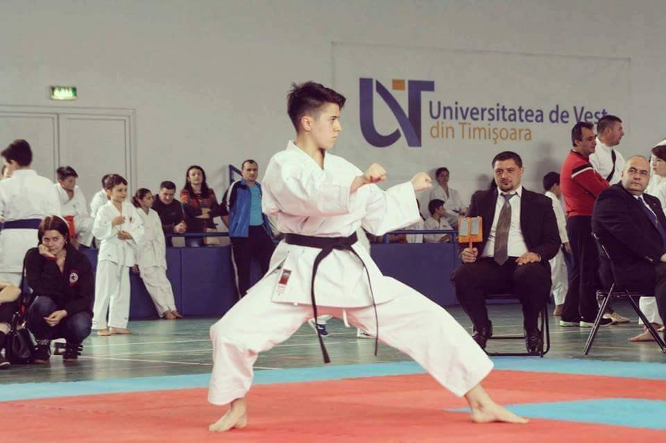 Karateka clubului Cobra Arad, de 11 ori pe podiumul Naţionalelor