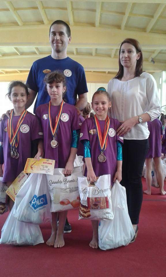 12 medalii pentru gimnastica artistică a CSM Arad la „Cupa Primăverii”