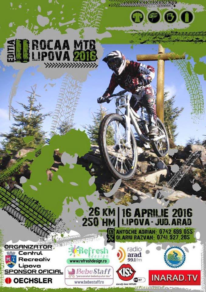  Tura de recunoaștere a traseului ROCAA MTB Lipova 2016