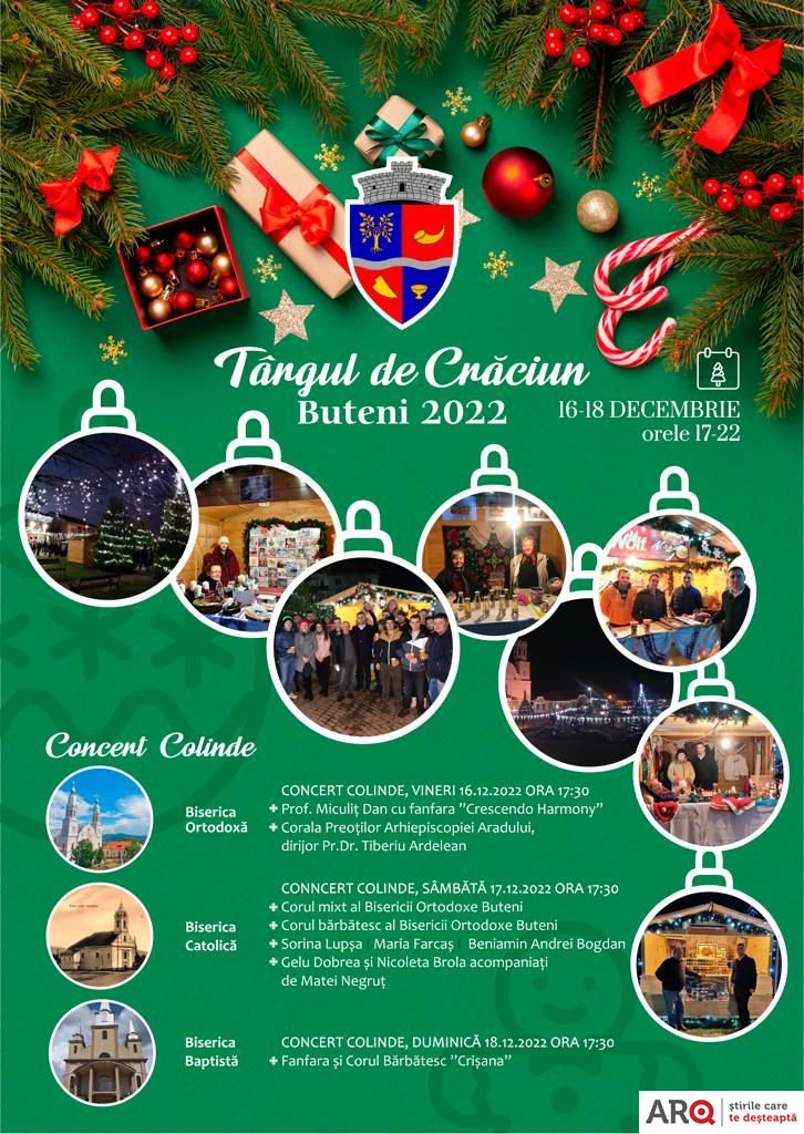 Târg de Crăciun la Buteni 16-18 decembrie