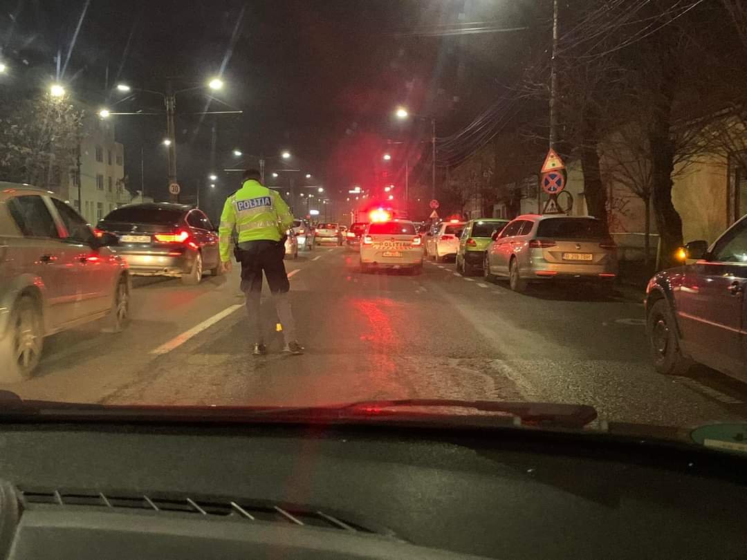 Accident în lanț pe Iuliu Maniu