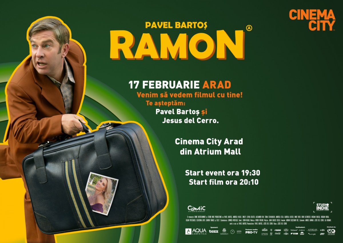 Pavel Bartoș vine la Arad cu filmul „Ramon”