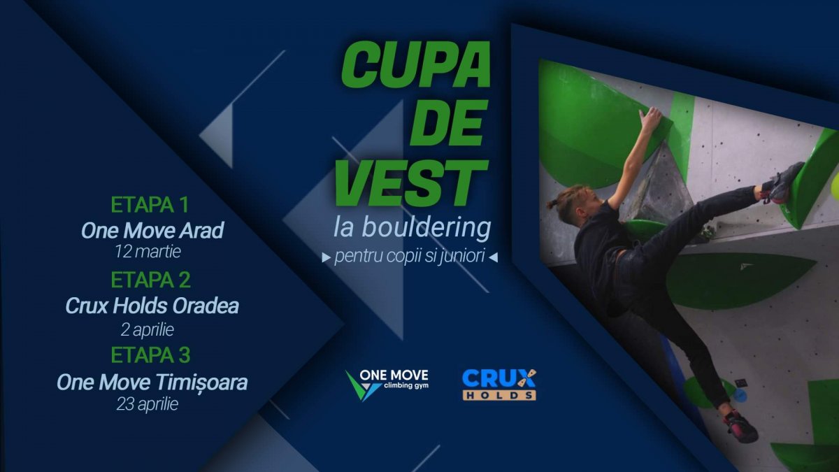 Cupa de Vest la Bouldering la Arad