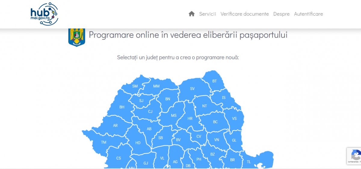 Programări online pașapoarte, un nou serviciu electronic disponibil prin intermediul platformei hub.mai.gov.ro
