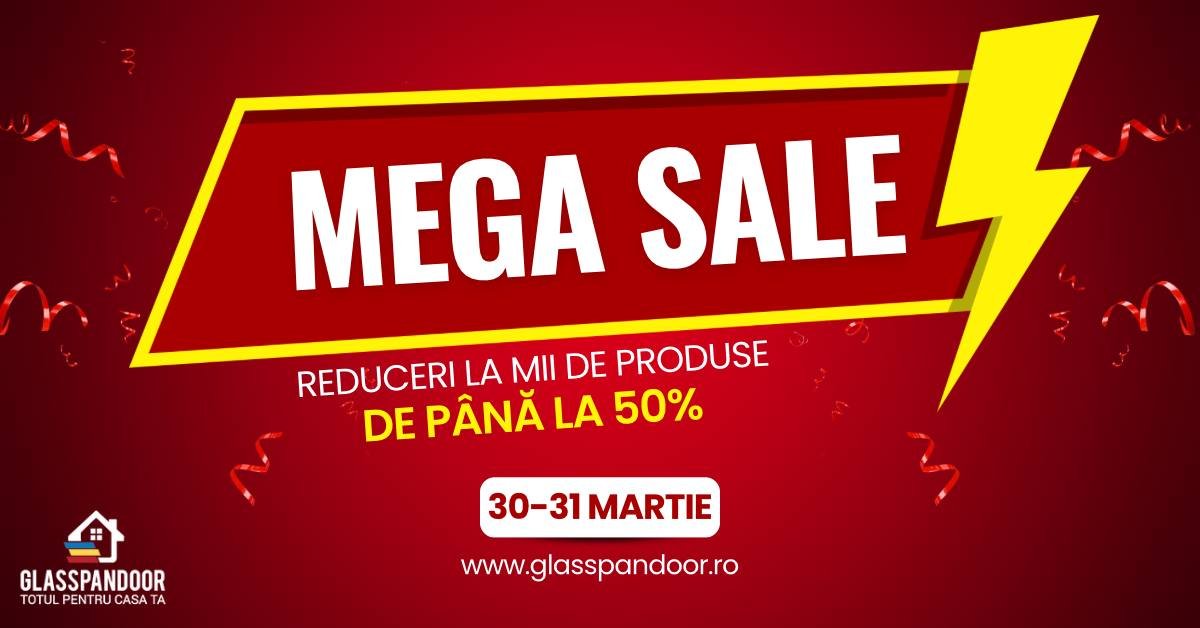 MEGA SALE la Glasspandoor! “New Sofa Collection” în perioada 30-31 martie