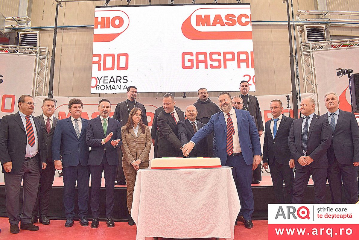 Sărbătoare la Chişineu-Criş: Maschio Gaspardo a celebrat 20 de ani de la deschiderea fabricii (FOTO)