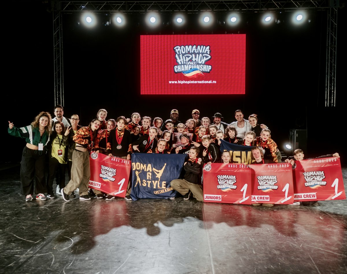 Arădenii de la Doma Art de patru ori campioni la Hip Hop International România 2023