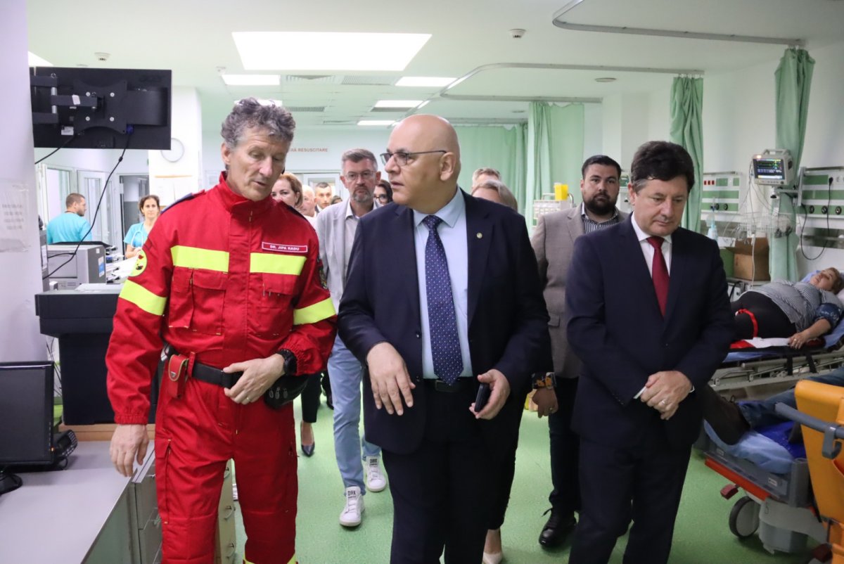 Fondatorul SMURD, Raed Arafat, în vizită la Arad