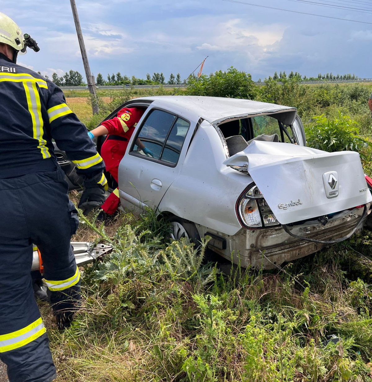 Accident între un autoturism și un tren la ieșirea din Arad către Pecica