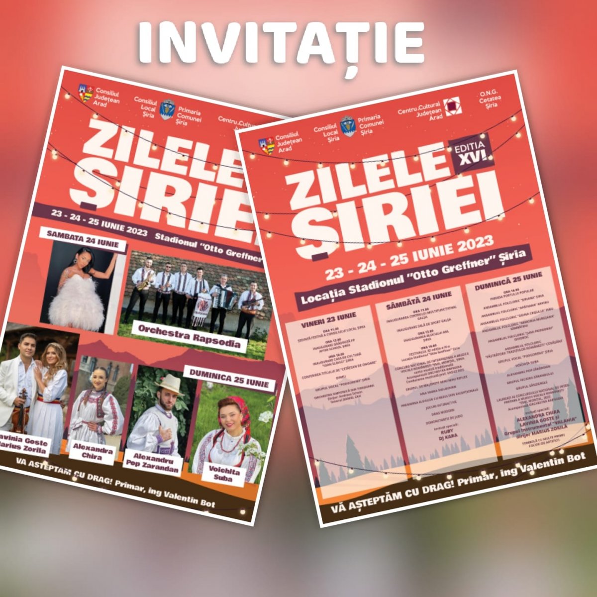 ”Zilele Șiriei”, ediția a XVI-a