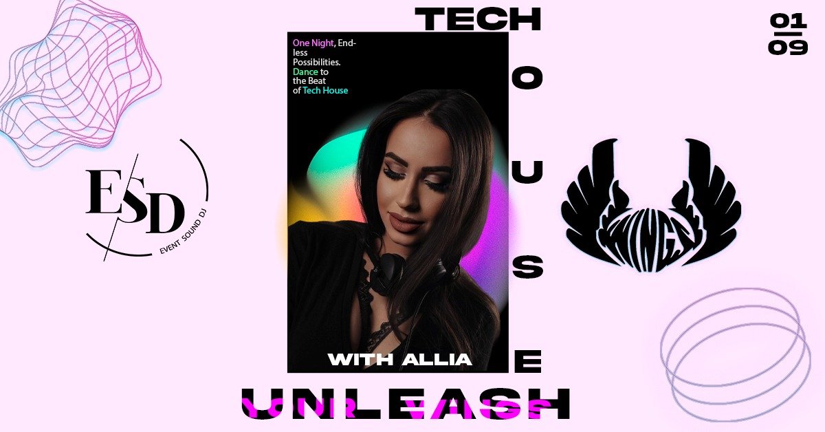 Techno şi house cu DJ Allia la Club Wings vinerea aceasta