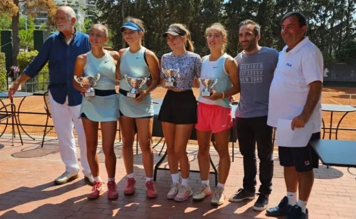 Perechea Maria Mateaş - Ioana Ștefania Boian a câştigat proba de dublu a turneului Tennis Europe U 14