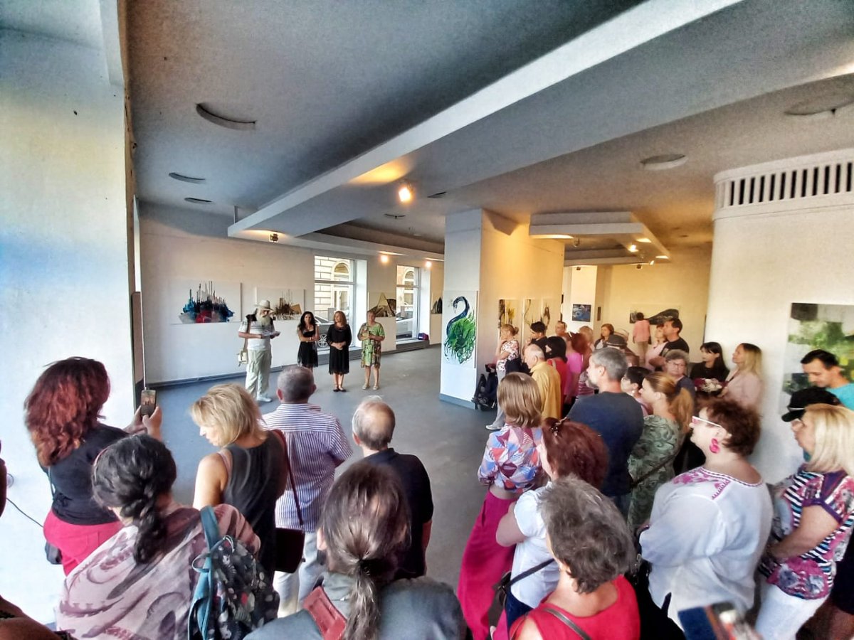 Vernisajul expoziției „Dialog” a avut loc la Galeria Delta (FOTO)