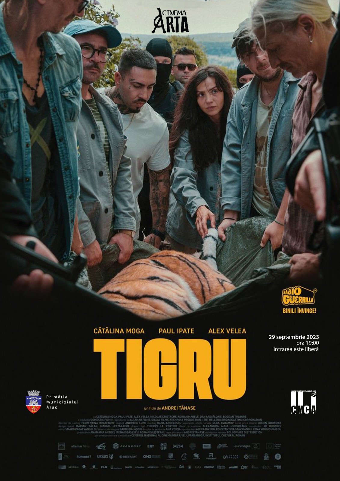 „Tigru“, în premieră pe marele ecran de la Cinematograful „Arta“
