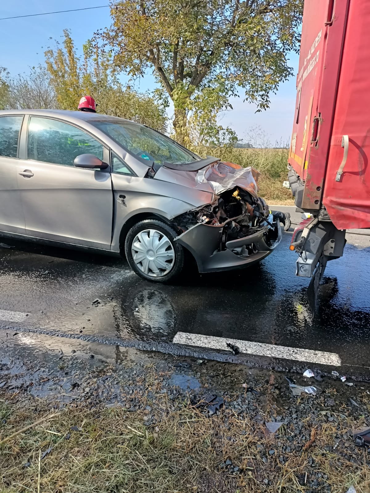 Accident cu o victimă între Macea și Sânmartin