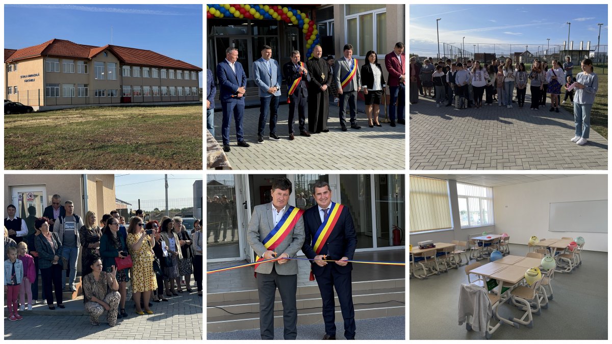 De Ziua Mondială a Educației, scoală nouă la Fântânele (FOTO)