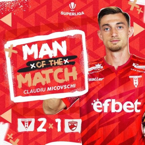 Micovschi, omul meciului UTA - Dinamo