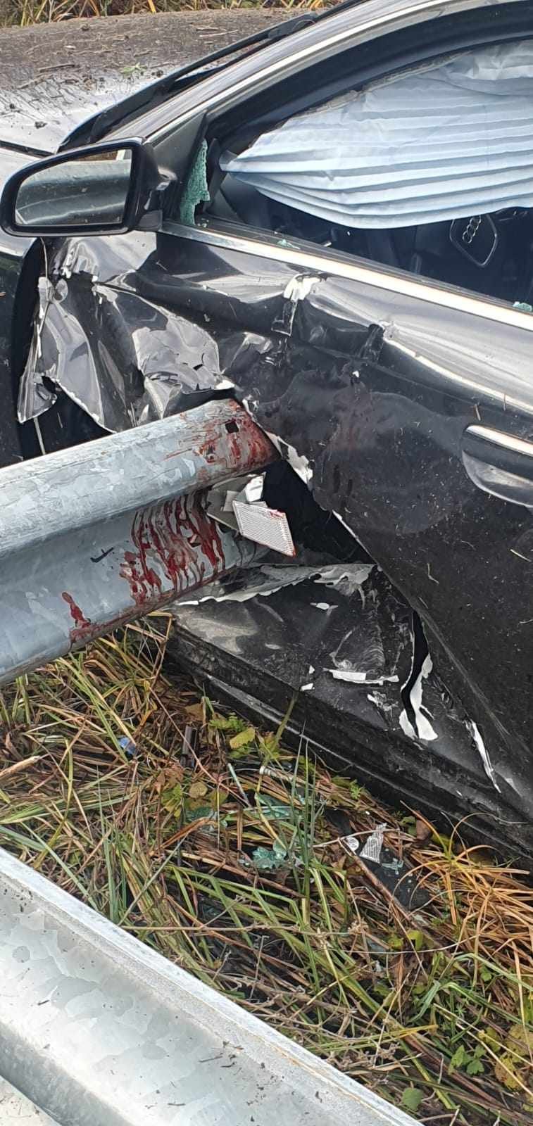 Accident grav între Nădab și Cintei. Intervine elicopterul SMURD / UPDATE: Accidentul s-a produs în timpul unei urmăriri în trafic