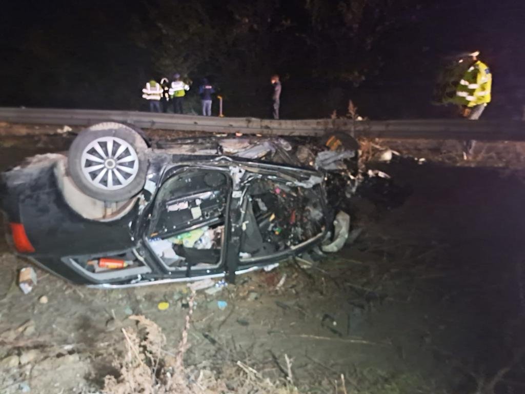 Accident mortal pe DN7, între Păuliș și Lipova (FOTO) / UPDATE: Cum s-a produs accidentul