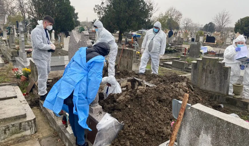 Cadavrul unei femei din Arad a fost deshumat după trei ani de zile