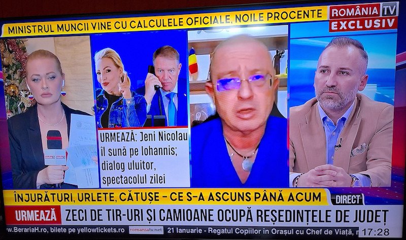 Filiera putinistă: RTV o promovează pe anarhista Cerva cu cercei în culorile Rusiei, sub formă de inimioară! 