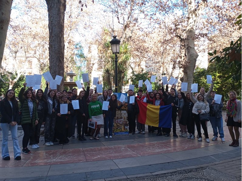 Schimb de experiență în Spania pentru elevii Colegiului de Arte „Sabin Drăgoi” (FOTO)