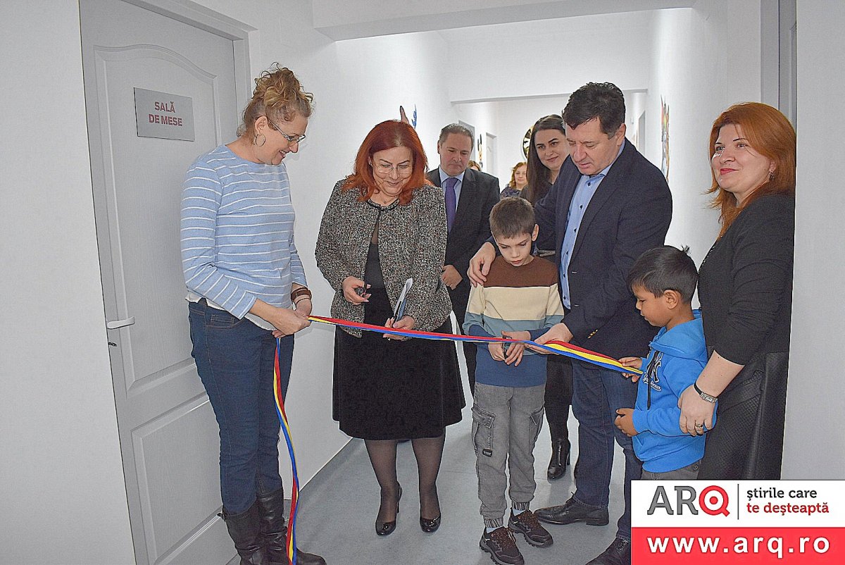 DGASPC ARAD A INAUGURAT UN CENTRU MODERN DESTINAT COPIILOR CU DIZABILITĂȚI MINTALE DIN JUDEȚUL ARAD