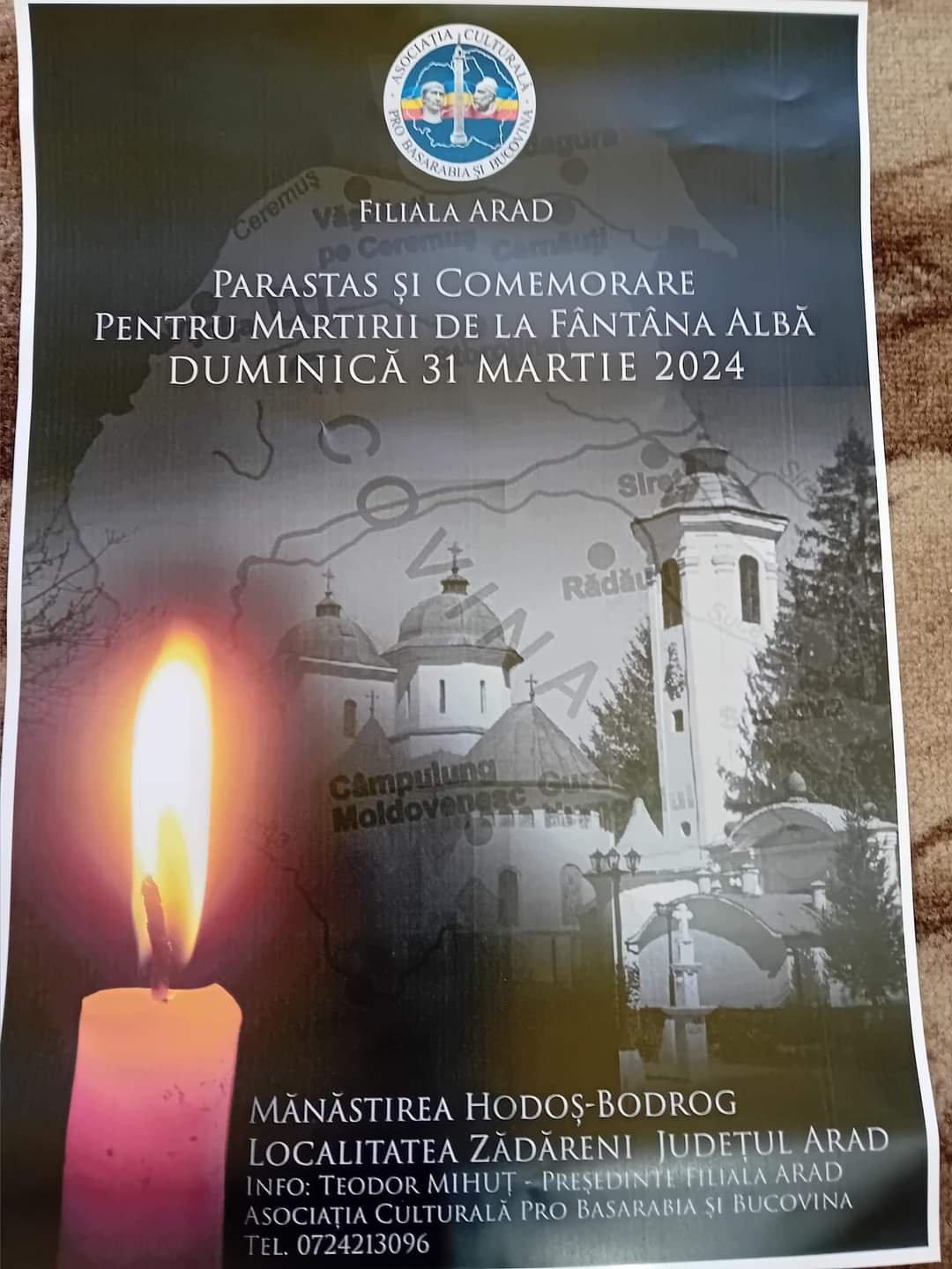 Parastas și comemorare pentru martirii de la Fântâna Albă