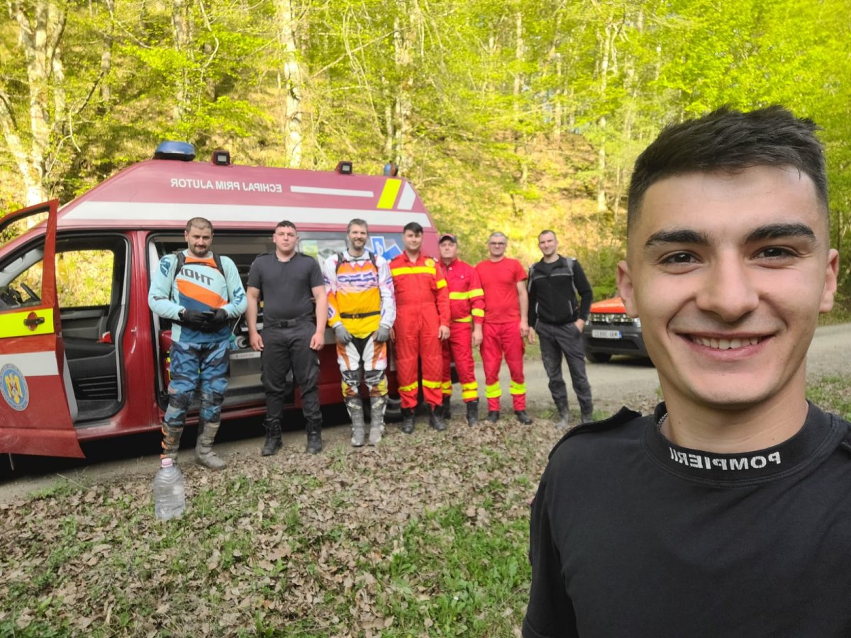 Misiune de căutare în pădure a doi motocicliști rătăciți între localitățile Văsoaia și Bârzava