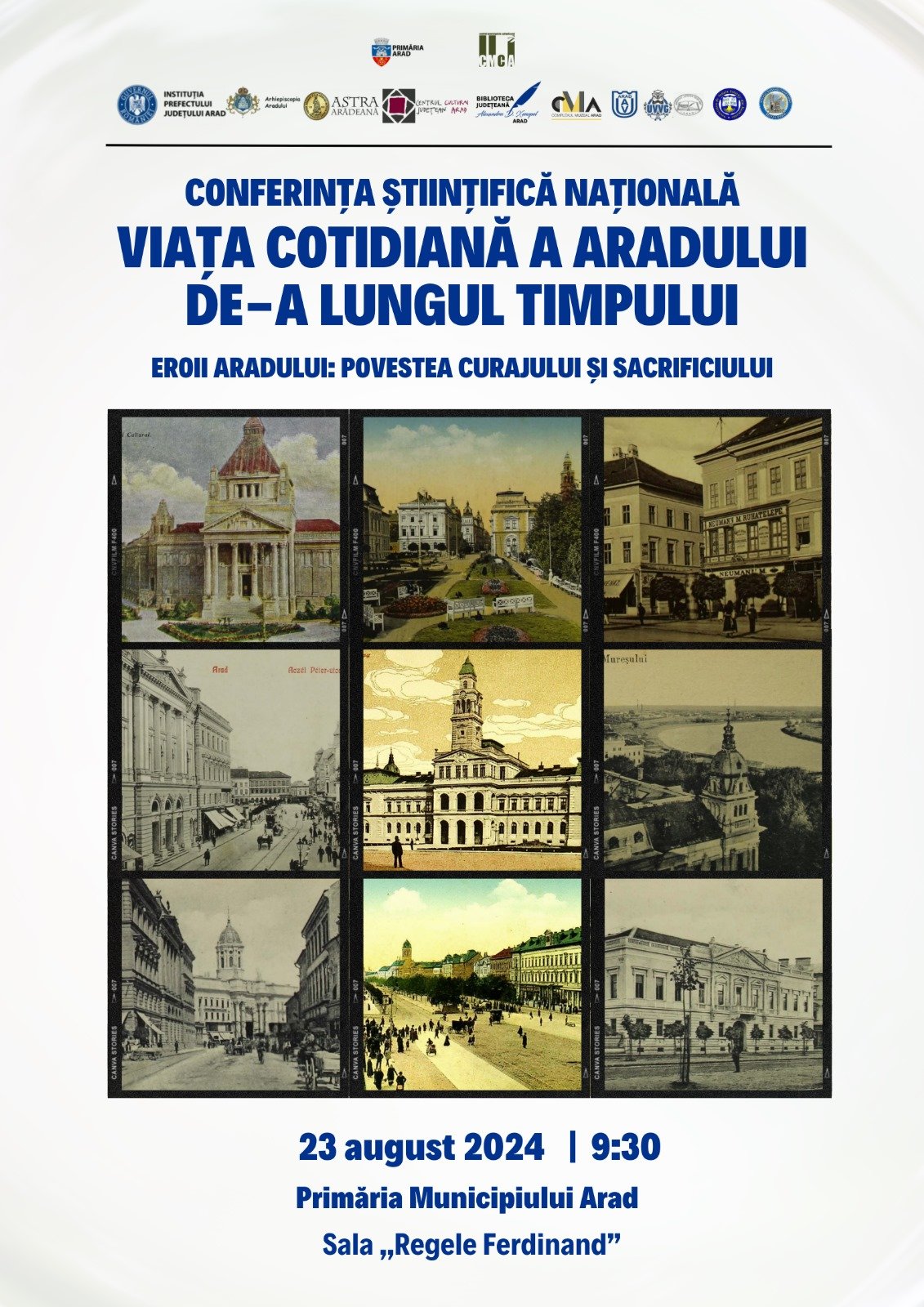 O conferință despre cultură, istorie și eroism, la Zilele Aradului
