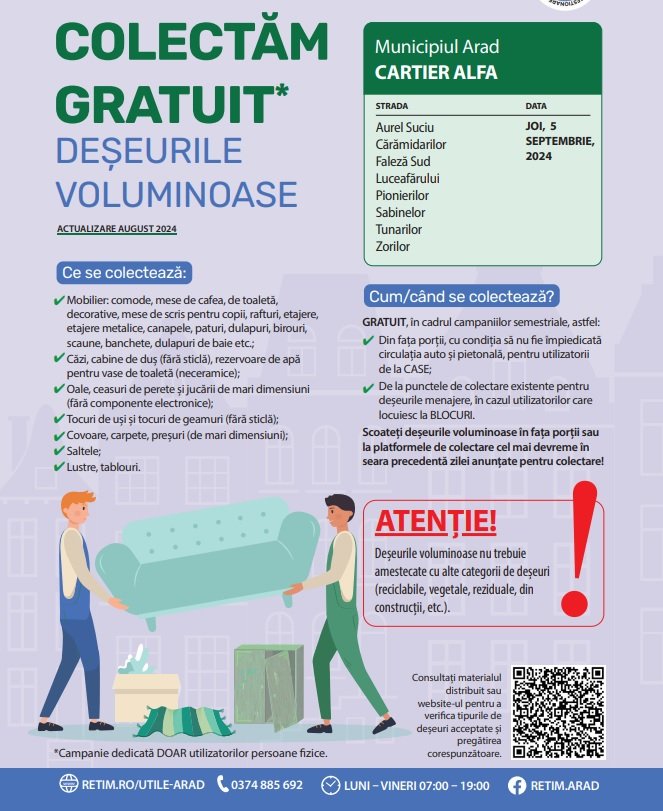 (FOTO) Campaniile de colectare a deșeurilor voluminoase continuă în Alfa și Drăgășani
