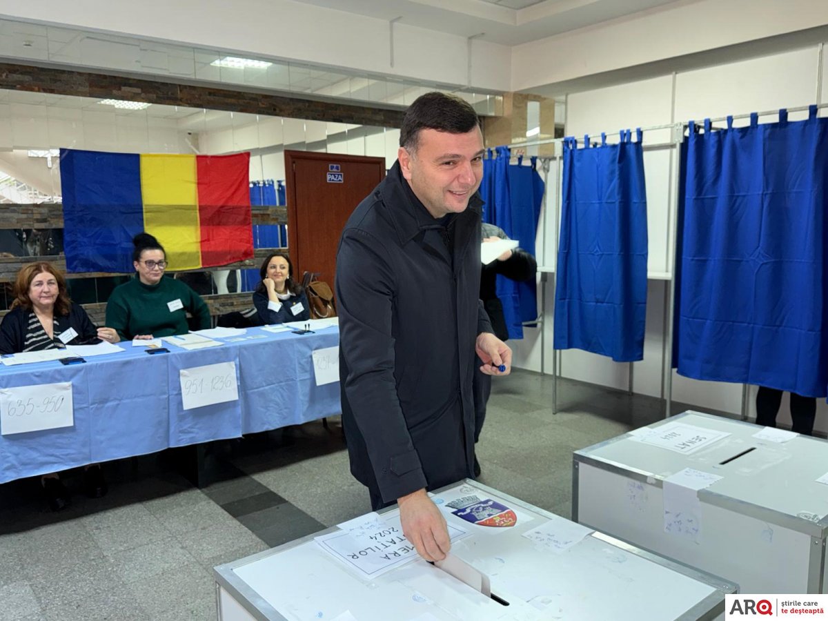 Sergiu Bîlcea: „Votul meu a mers către viitorii reprezentanți ai Aradului la București” (FOTO)
