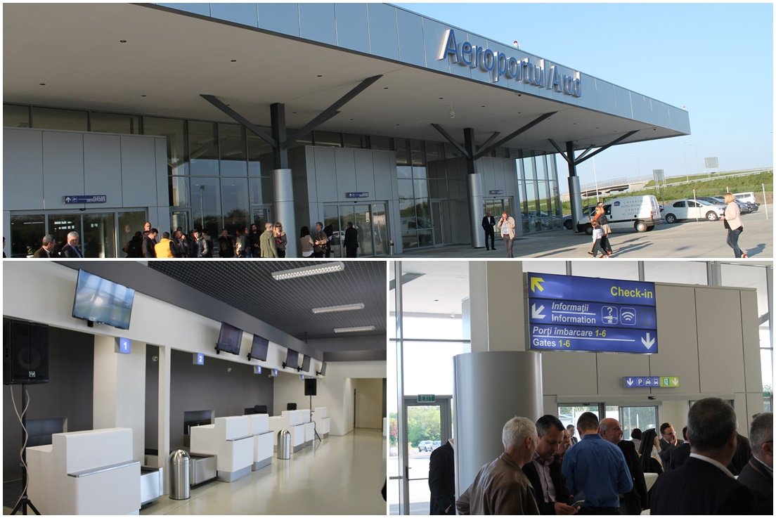 FOTO | Aerogara din Arad a fost inaugurată și este una dintre cele mai moderne din țară