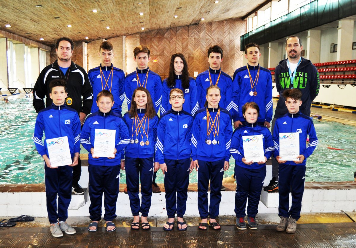 CSŞ Gloria Arad, pe 8 la Naţionalele  Cluburilor Sportive Şcolare la înot