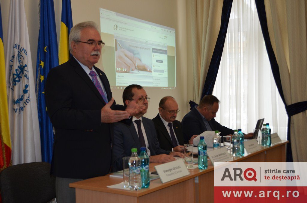 Seminarul „Auditul financiar - Premisa pentru dezvoltarea mediului de afaceri”, organizat la CCIA Arad