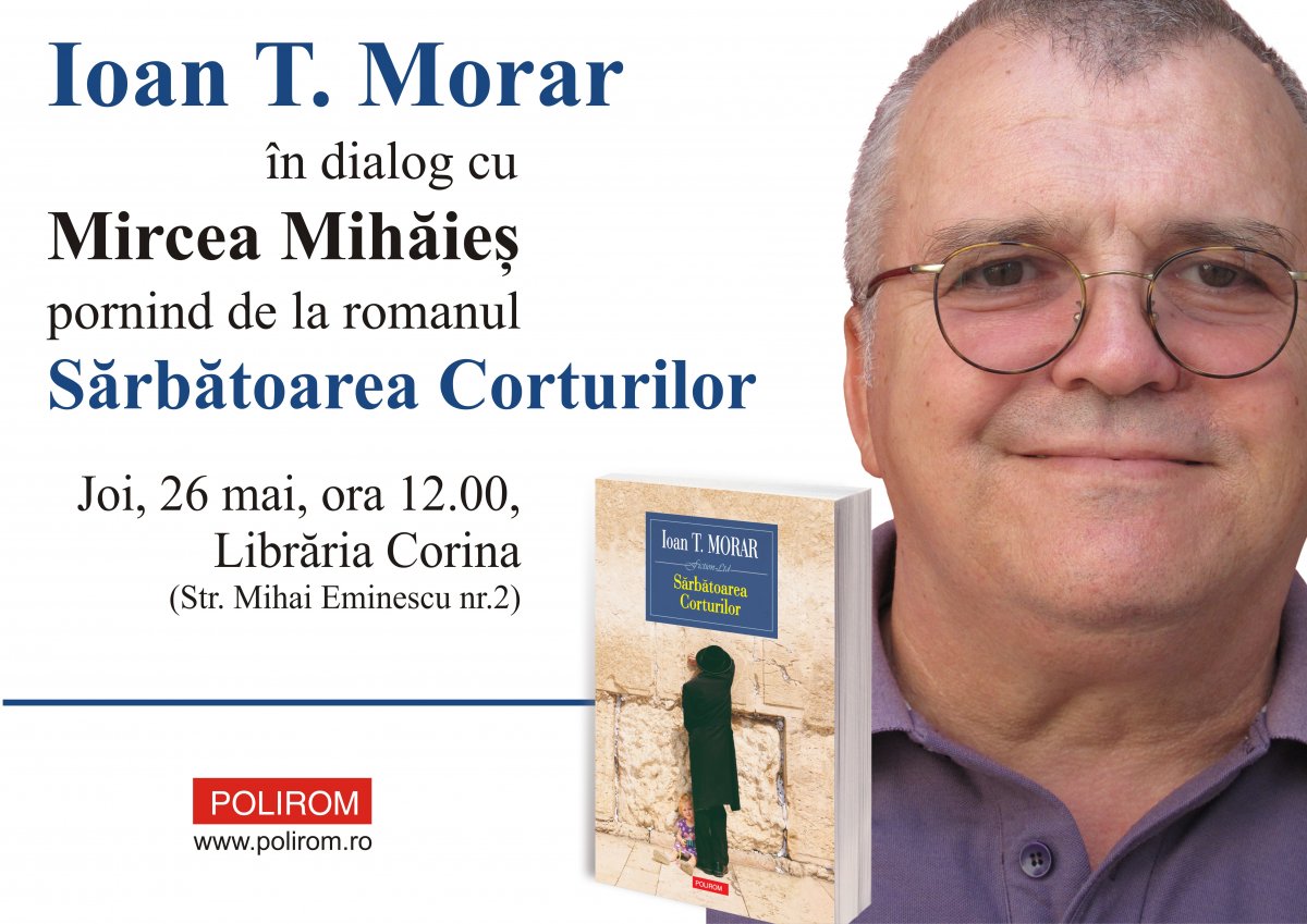 La Libraria CORINA: Ioan T. Morar in dialog cu Mircea Mihaies