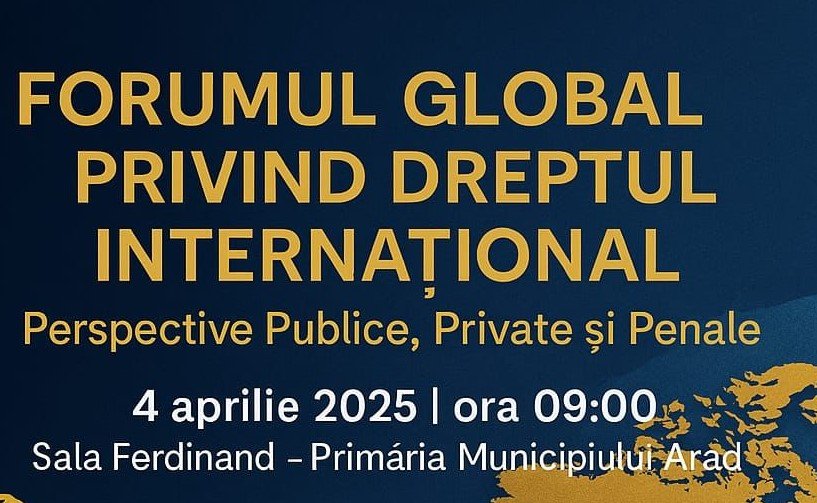 Conferință pe tema dreptului internațional - Fost director adjunct al CIA pentru Balcani, prezent la conferință