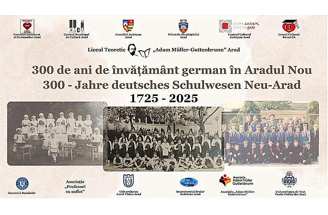 300 de ani de învățământ în limba germană în Aradul Nou