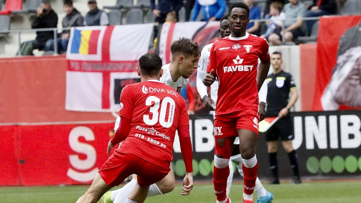 Înfrângere umilitoare pentru UTA, la Sibiu! Hermannstadt - UTA 3-0