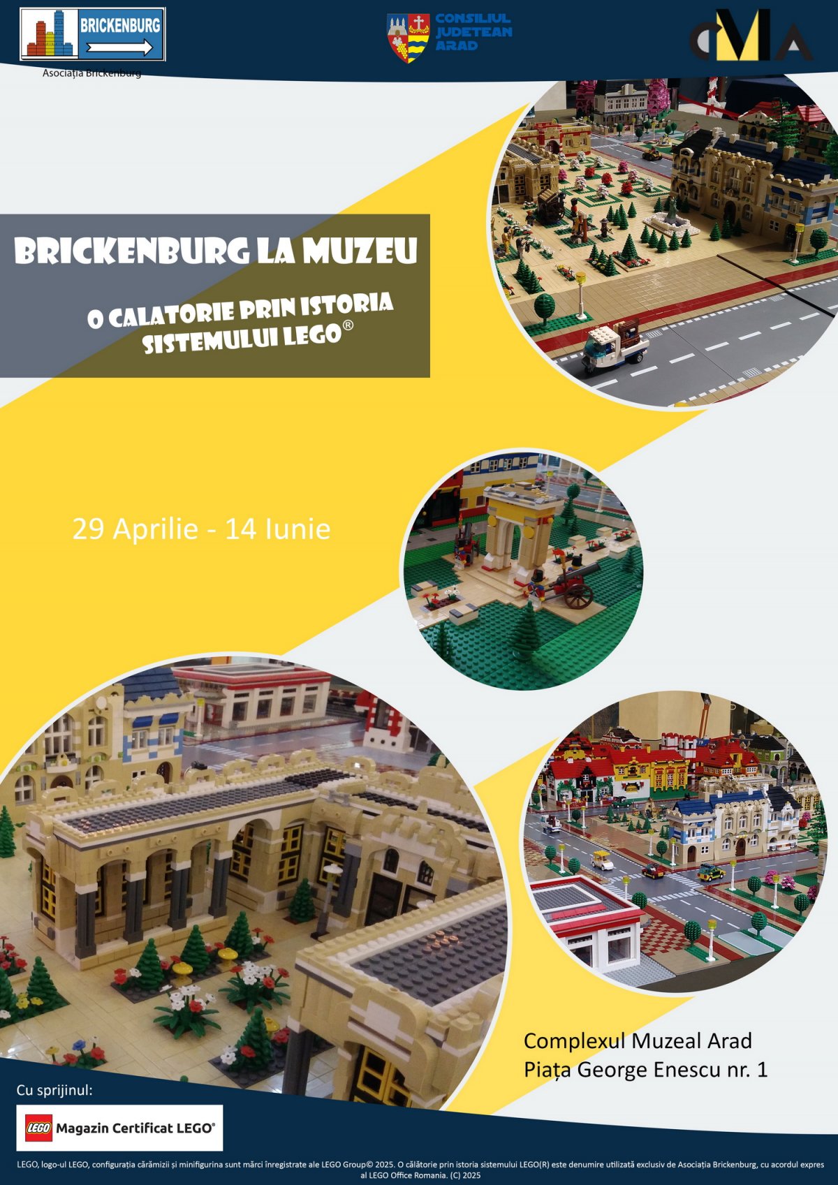 Expoziția  „BRICKENBURG LA MUZEU – O CĂLĂTORIE PRIN ISTORIA SISTEMULUI LEGO”
