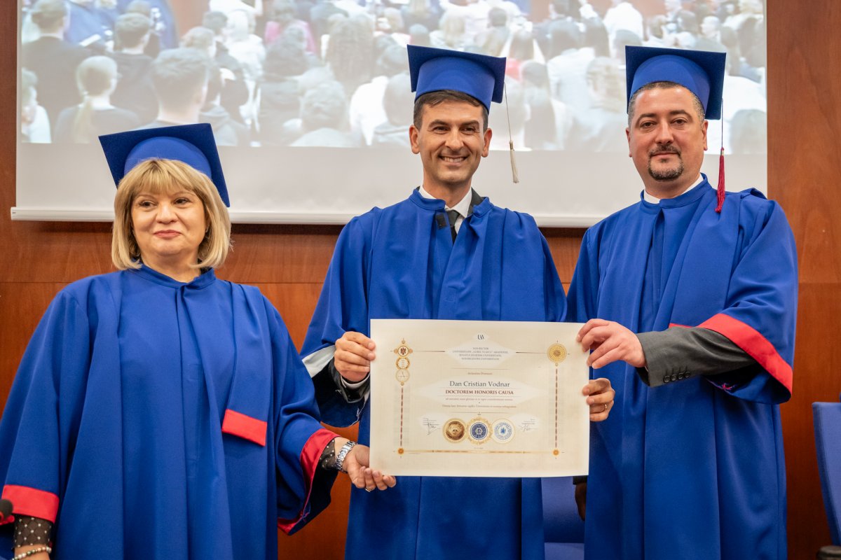 Dan Cristian Vodnar, Doctor Honoris Causa al Universității „Aurel Vlaicu” din Arad
