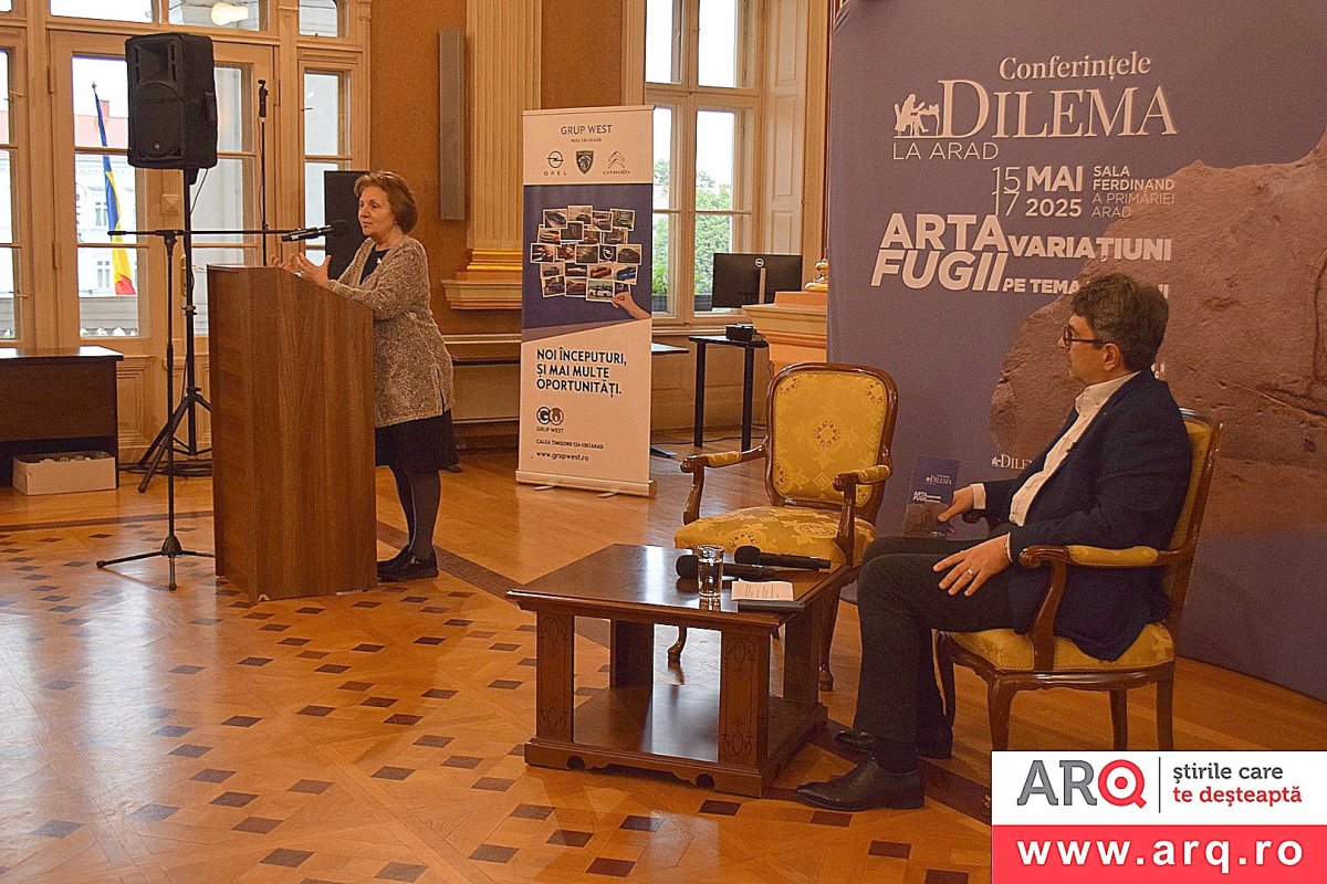 Au început Conferințele „Dilema“, ediția 2025, la Arad. Arta fugii: variațiuni pe tema exilului