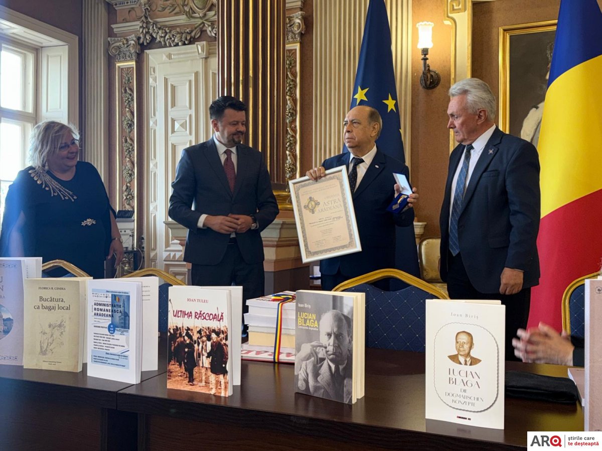 Sorin Stanciu, președintele UZPR, distins cu Ordinul „ASTRA Arădeană”