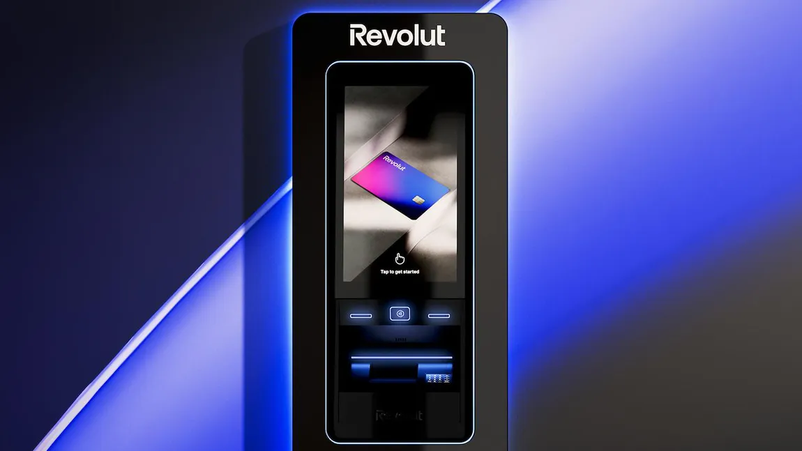 Revolut lansează primele sale bancomate. Banca începe să fie prezentă și fizic în Europa