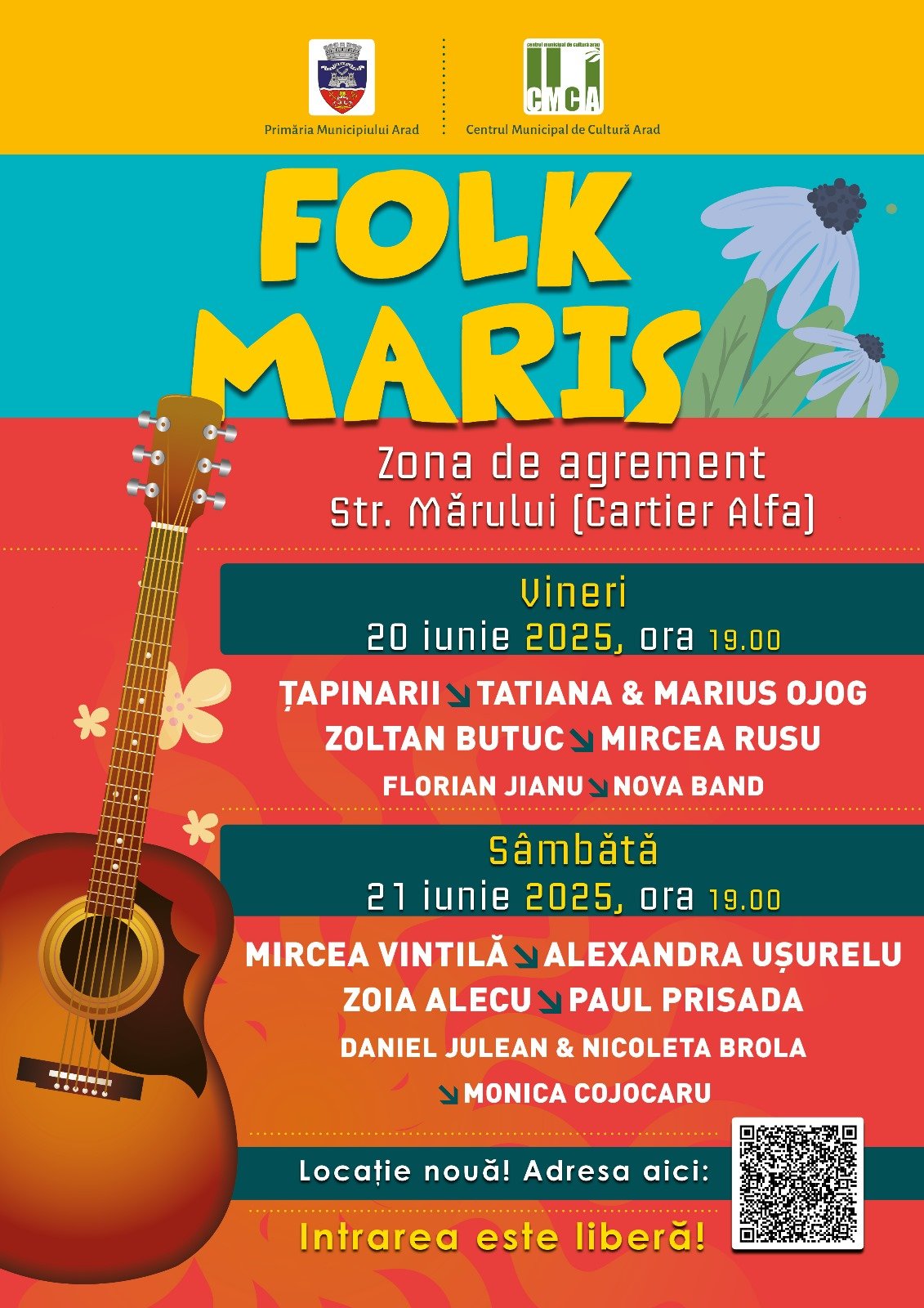 Festivalul „Folk Maris“, ediția 2025, în zona de agrement de pe strada Mărului
