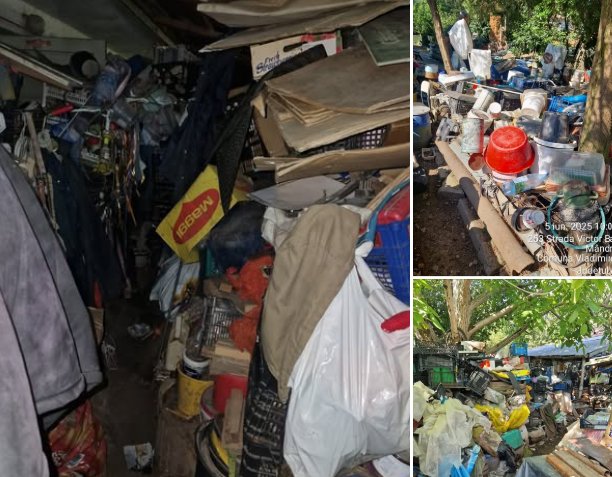 Focar de infecție la Mândruloc: 100 de tine de deșeuri găsite în curtea și anexele unei proprietăți (FOTO)